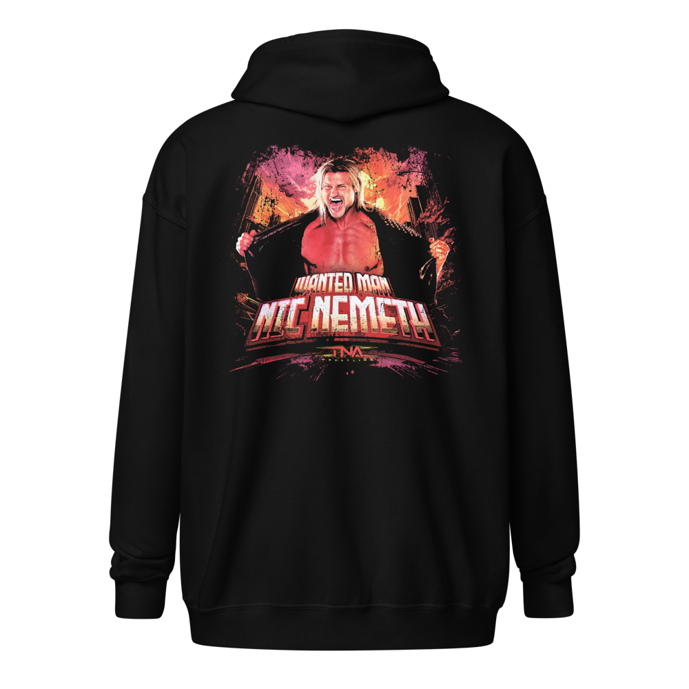 Nic Nemeth "Most Wanted" Zip Hoodie alternate view